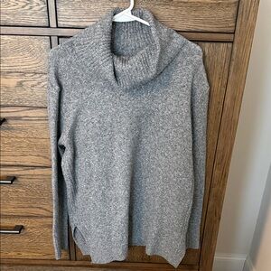 Heritage Heather Gray Turtleneck Sweater